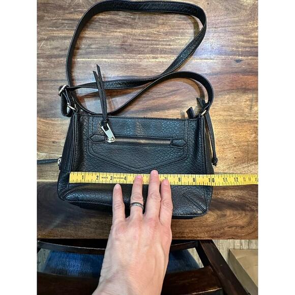 Rebecca Minkoff Black Leather Adjustable Crossbody Straps Handbag - Picture 6 of 8